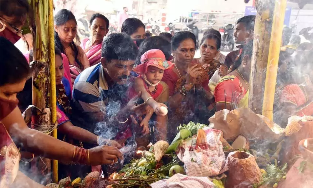 Nagula Chavithi celebrated with fervour