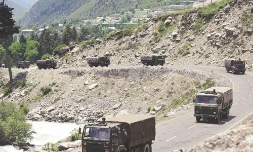 India and China Border