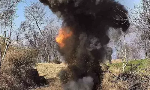 An Army officer was injured in an accidental grenade blast along the LoC in Jammu and Kashmirs Poonch on Wednesday