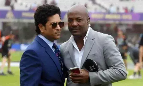 Sachin Tendulkar and Brian Lara