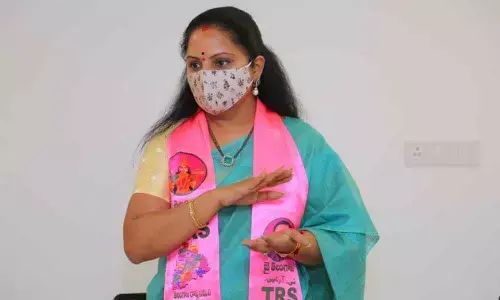 Telangana Rashtra Samithi MLC K Kavitha
