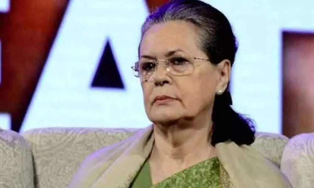 Congress president Sonia Gandhi