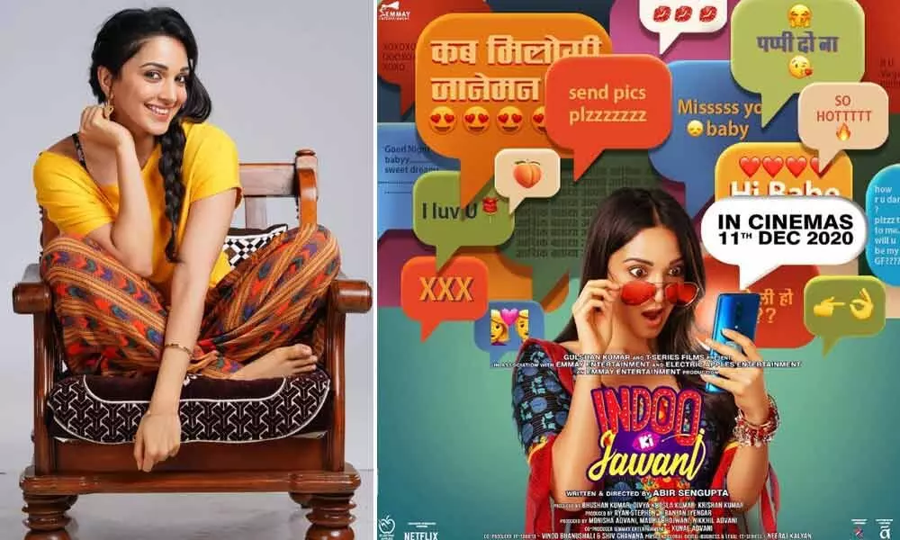 Kiara Ali Advani Shares A Quirky Poster From Her Upcoming Movie Indoo Ki Jawaani