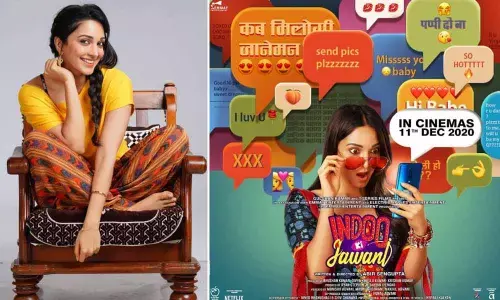 Kiara Ali Advani Shares A Quirky Poster From Her Upcoming Movie Indoo Ki Jawaani