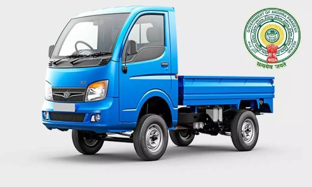 AP govt. to distribute mini trucks to poor unemployed people