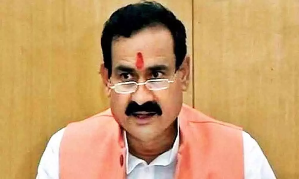 Madhya Pradesh Home Minister Narottam Mishra