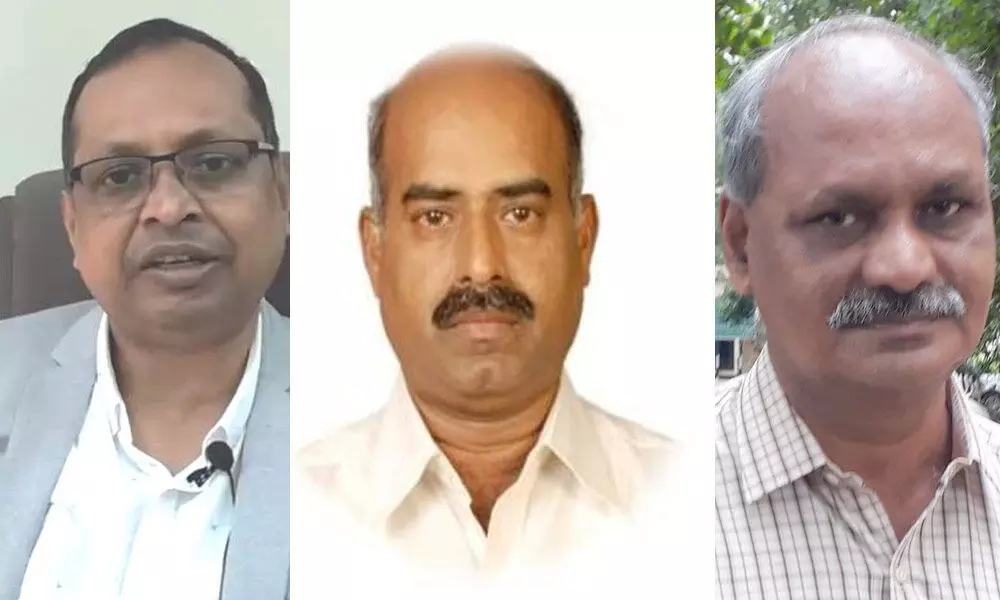 Dr Manjul Kumar Hazarika, Dr PA Ramakrishnam Raju and Dr M Jagapati Raju