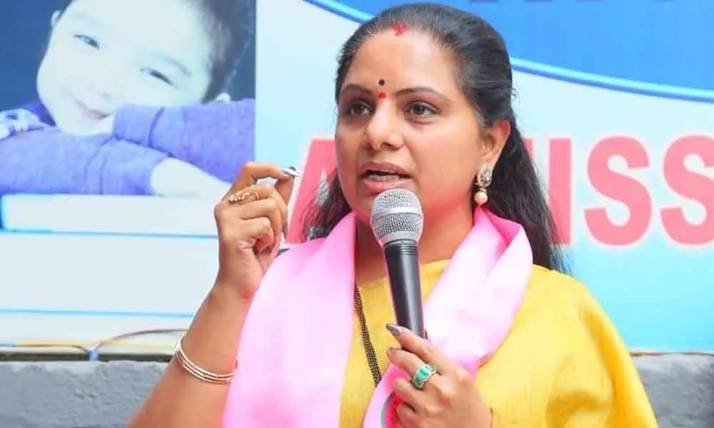 Kavitha asks BJP MP  to know facts & speak