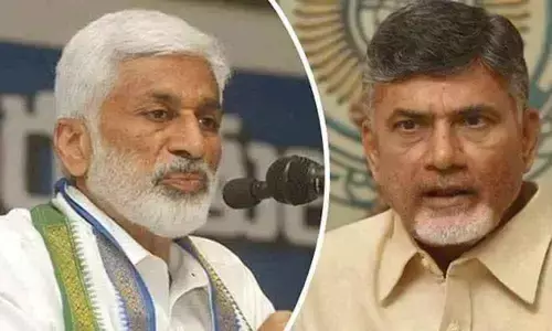 Vijayasai Reddy and N Chandrababu Naidu