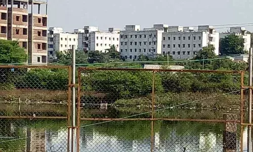 No basic amenities, rue locals at Suraram Division