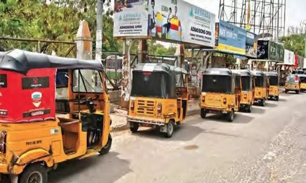 Autos, cabs, trucks to stay off roads in Telangana tomorrow