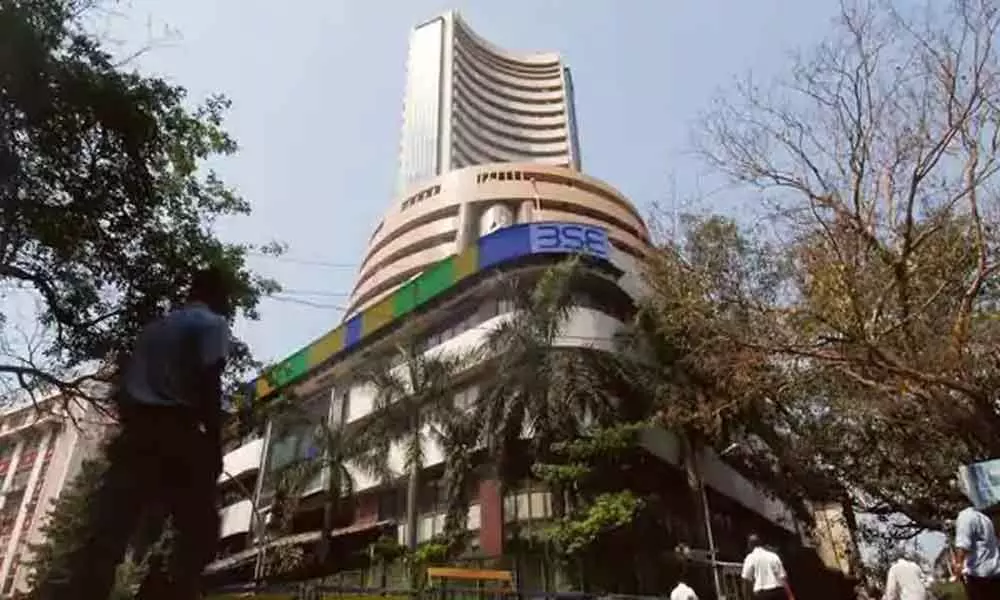 Sensex falls over 500 points after touching fresh high, Nifty below 13,000