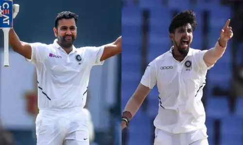 Ishant Sharma and Rohit Sharma