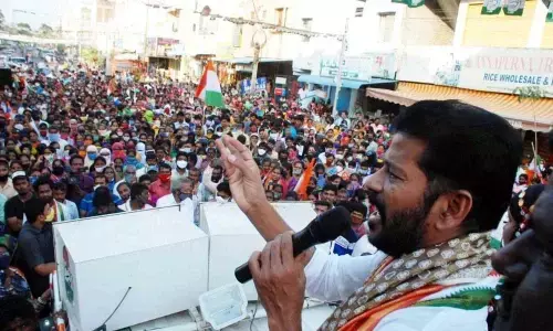 Revanth Reddy flays TRS, BJP