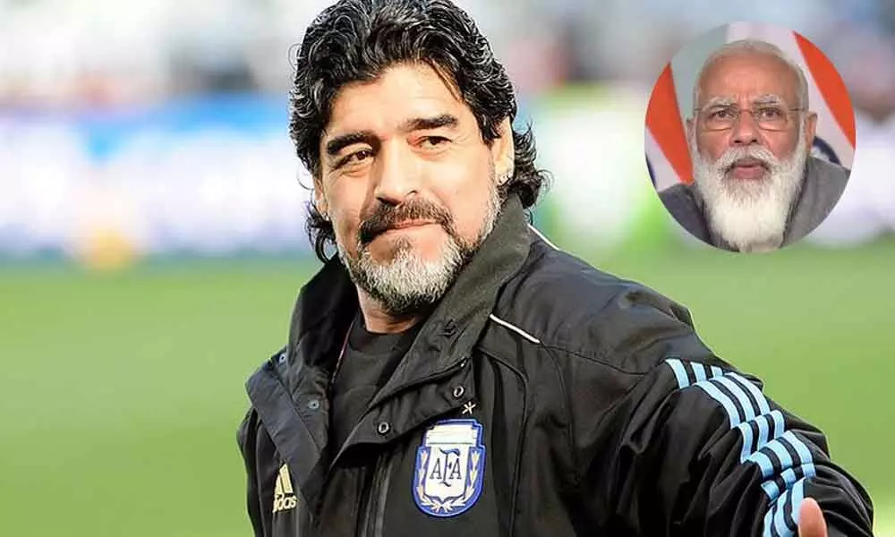 Maradona was maestro of football, his untimely demise has saddened us all: PM Modi