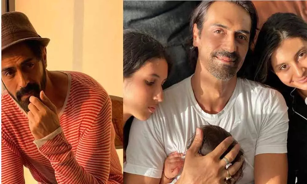 Gabriella Drops A Romantic Birthday Post For Her Partner Arjun Rampal Along With Sharing A Few Family Pics