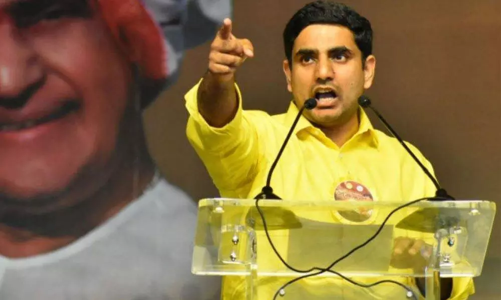 Nara Lokesh terms Jagans aerial surveys eyewash