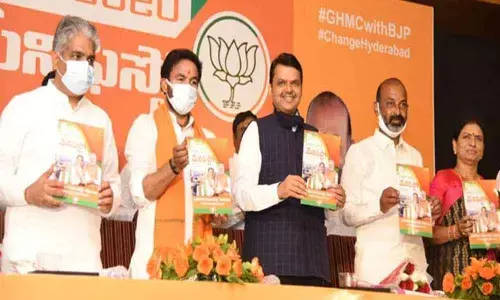 BJP manifesto for GHMC elections 2020