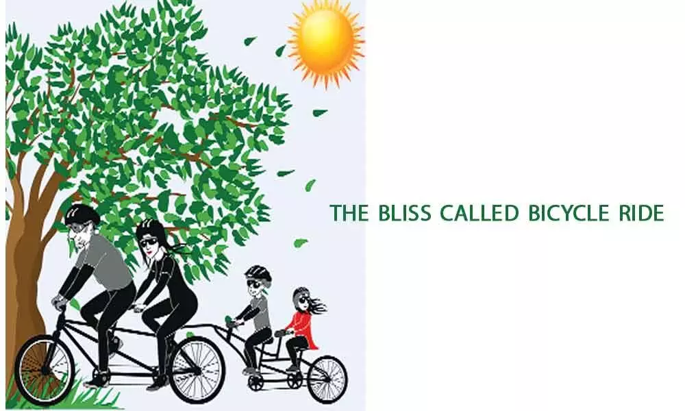 The bliss called bicycle ride