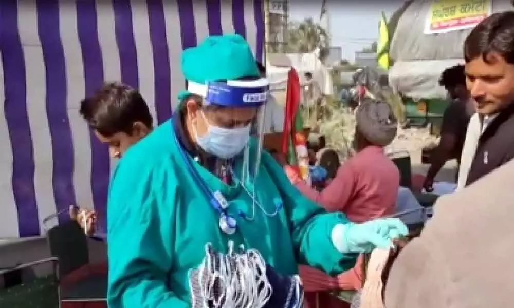 Farmers plight compels Gurugram surgeons to set up medical camp