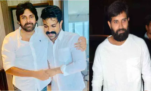 Pawan Kalyan, Jani Master and Ram Charan