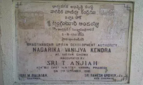 What happened to Bhagyanagar Urban Devpt Authority, asks BJP