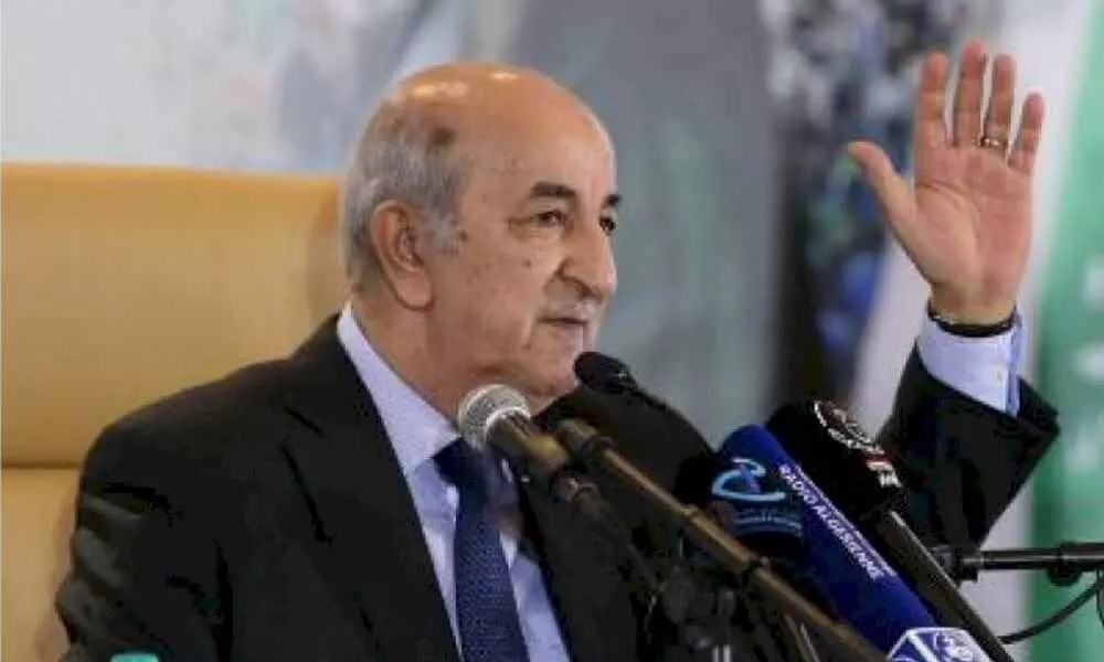 Algerian President Abdelmadjid Tebboune