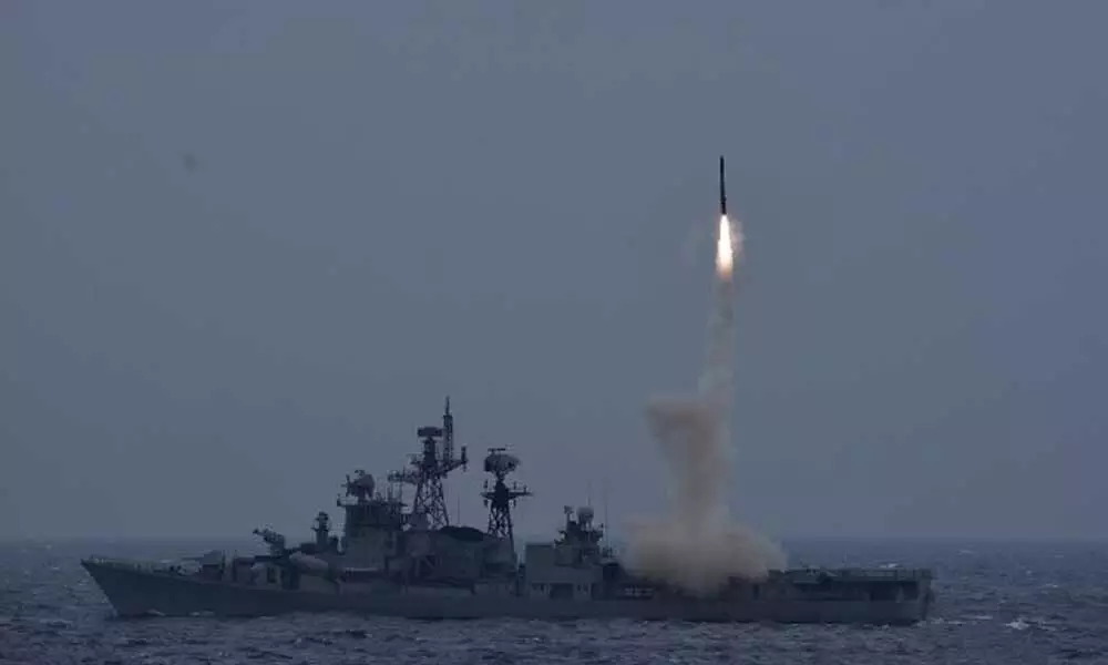 Indian Navy test-fires anti-ship version of BrahMos