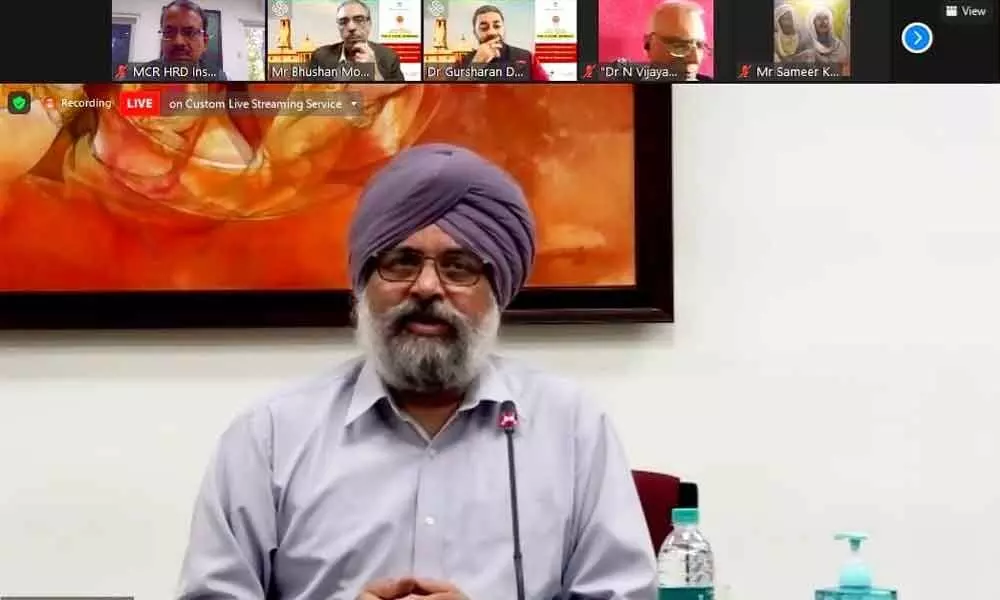 The institute successfully rolled out 62 online training programmes and covered a staggering over 10,000 officers not only from Telangana, but also from across the country, right from the top to the lowest rungs of administrative hierarchy”,      - Harpreet Singh,  	DG, Dr MCR HRDI