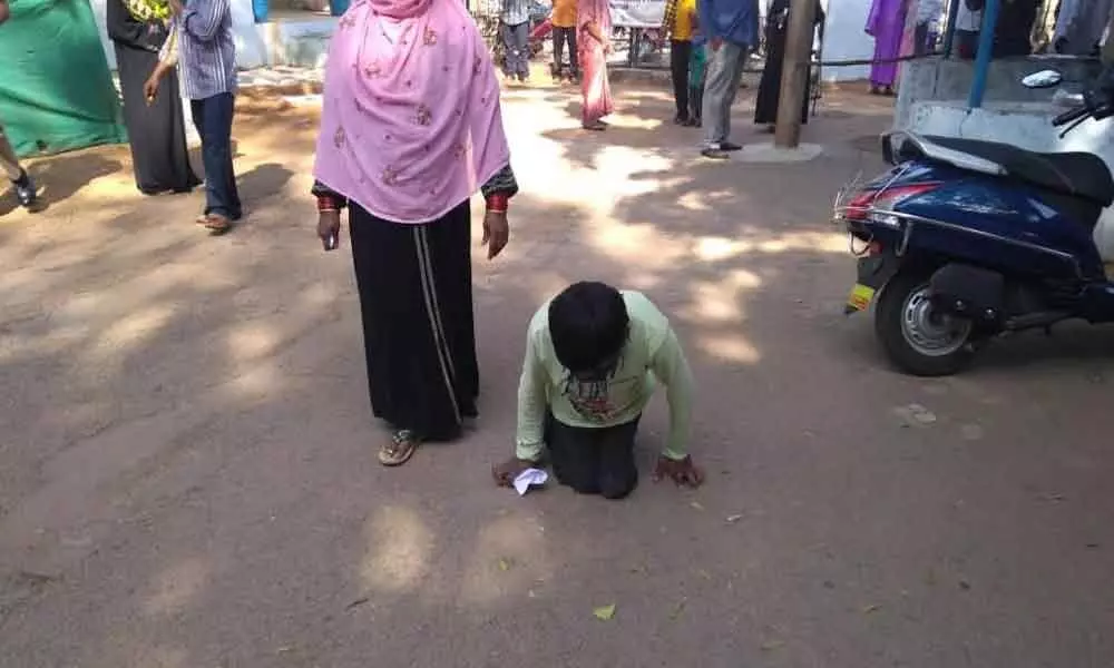 Several polling booths were seen either deserted or were seeing trickling in voters, notwithstanding the 12-day high-voltage campaign