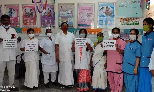 AIDS control contract staff seek wage revision; to move court