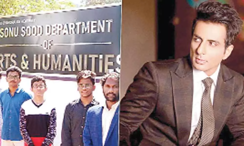 Arts, Humanities department in AP named after Sonu Sood