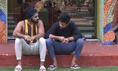 Sohel and Akhil in Bigg Boss House