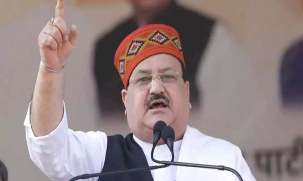 BJP president J.P. Nadda