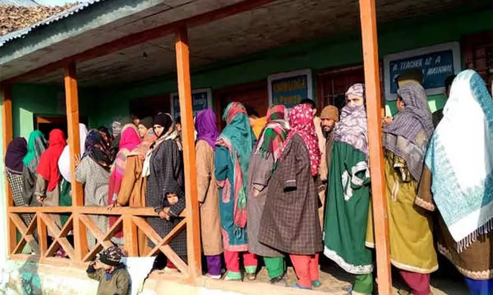 25.58% voting till 11 am in Jammu and Kashmirs DDC Phase 3 polls