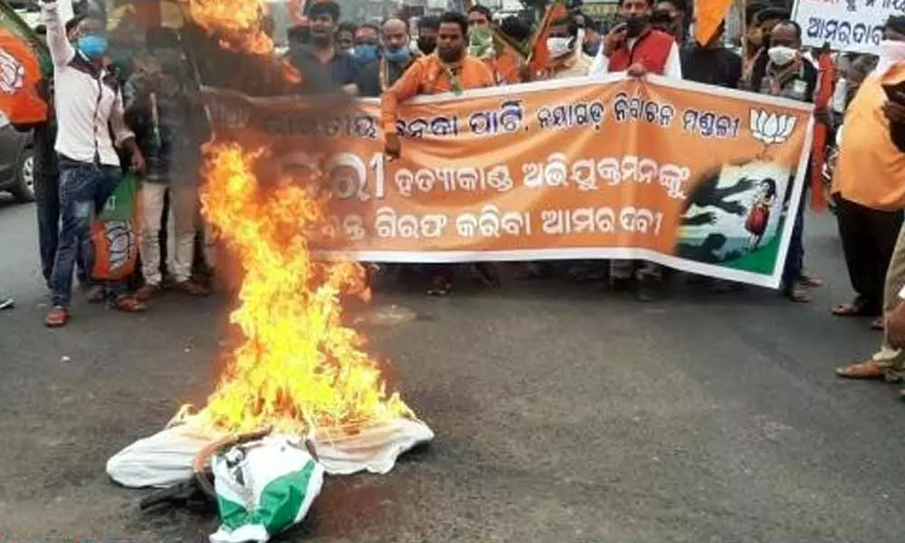 BJP demands Odisha Ministers resignation over minors murder