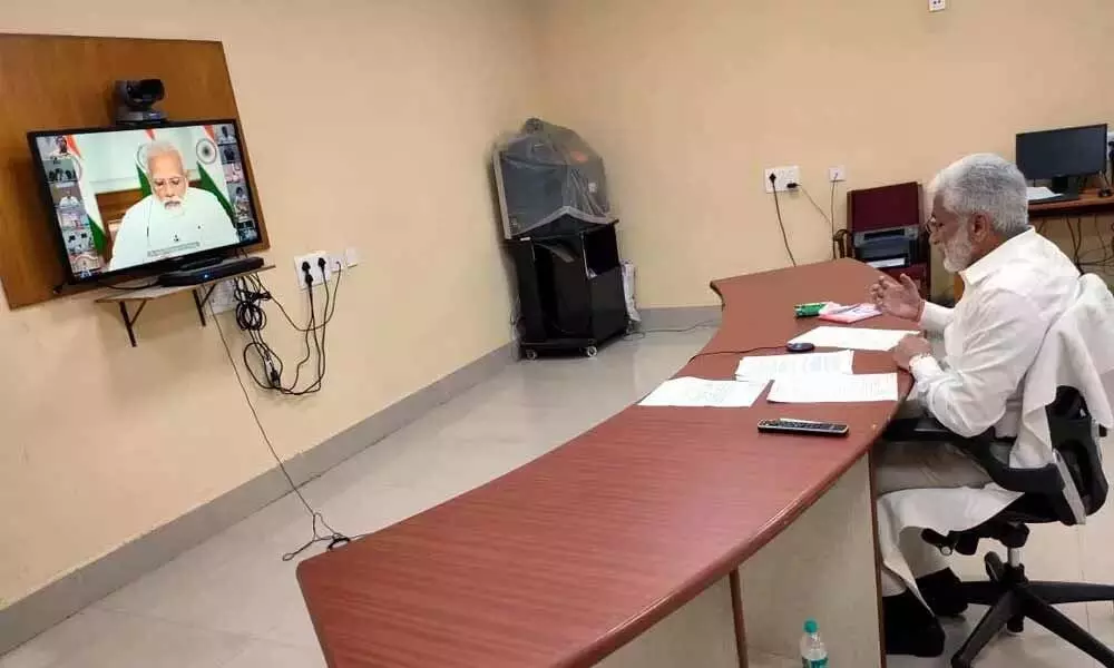 AP has conducted highest number of covid tests, Vijayasai Reddy asserts at PM Modis virtual meeting