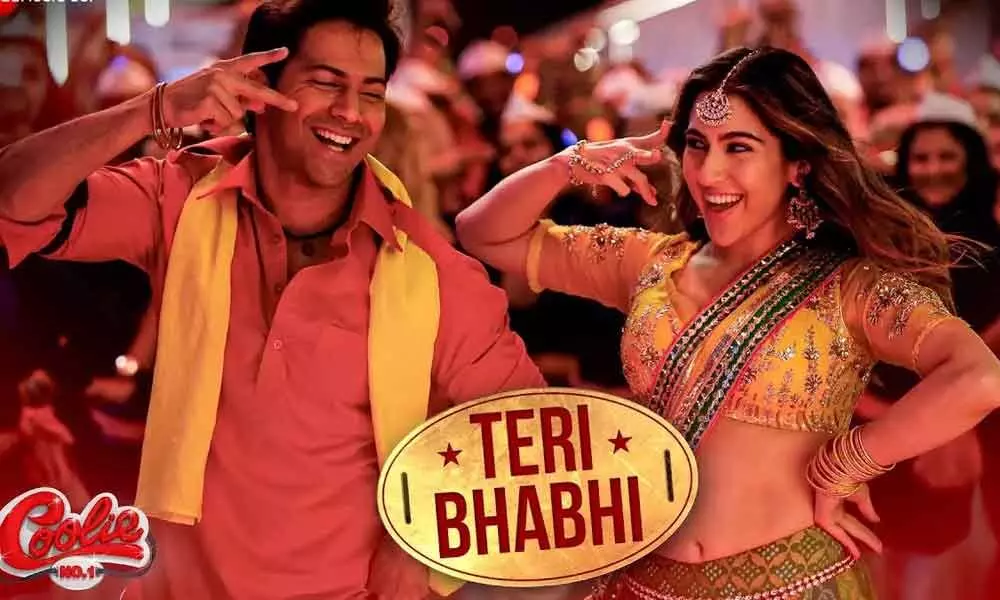 Coolie No. 1 song Teri bhabhi was created using live instruments