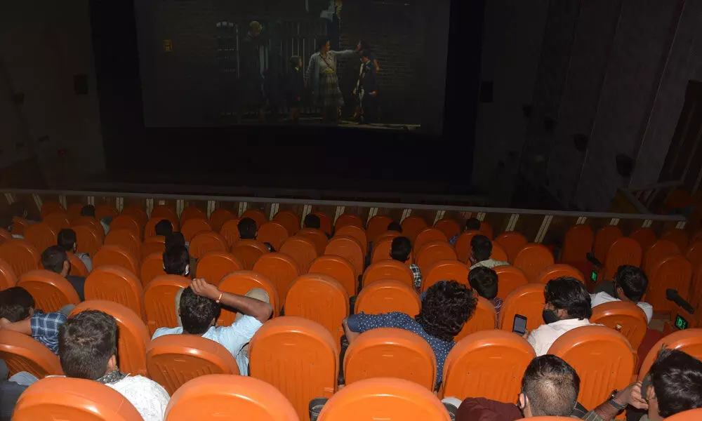 Hyderabad: Movie buffs dash to theatres