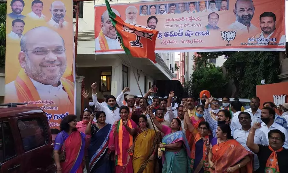 BJP eats into TRS voter bases, wins 48 seats