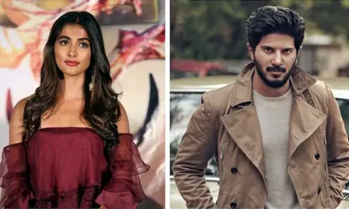Pooja Hegde and Dulquer Salmaan