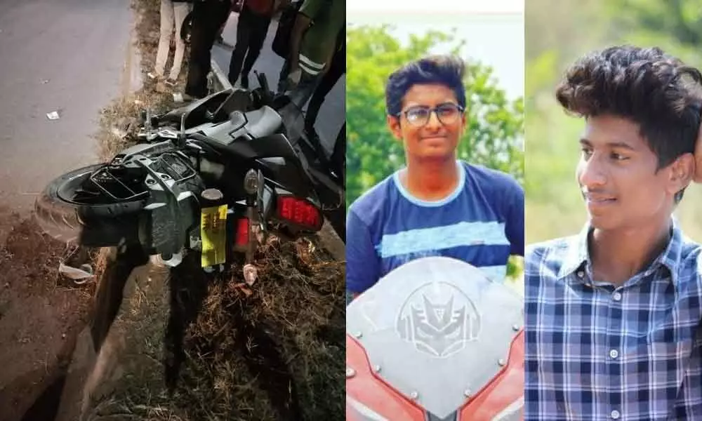2 Engineering students die in road mishap, 1kg ganja recovered