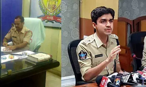 {One of the police stations in Gajuwaka equipped with a glass shield in Visakhapatnam: Deputy Commissioner of Police Zone-I) Aishwarya Rastogi}