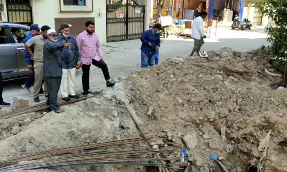 Residents face hardships over incomplete box drain works