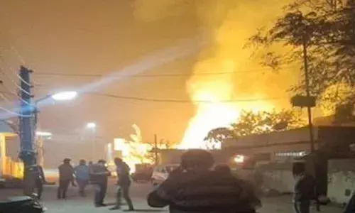 4 Injured After Fire Breaks Out At Empty Plot In Ambala