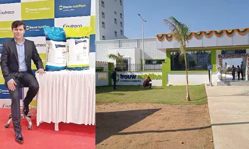 Dr Saurab Shekahar, GM Nutreco South Asia; Trouw Nutrition facility at Jadcherla TSIIDC SEZ