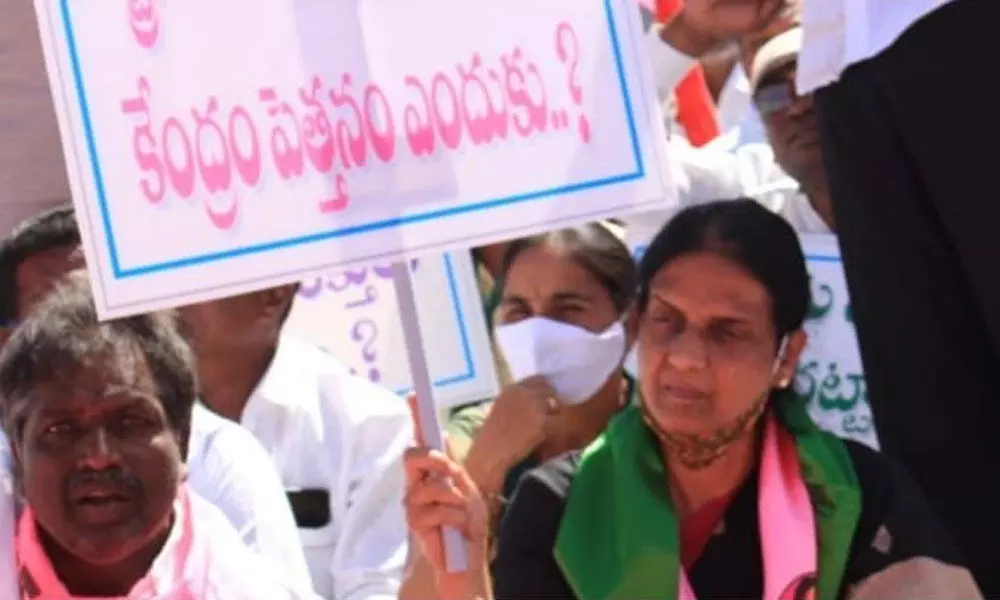 Education Minister Sabitha Indra Reddy flays Centre over ‘black laws’