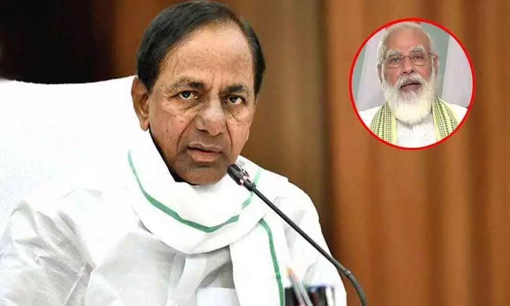 CM KCR writes to PM Modi over foundation of new parliament building