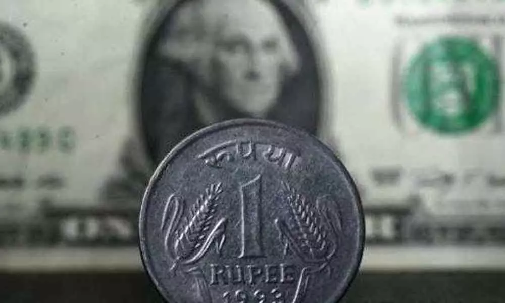Indian rupee against US Dollar on 30 January 2022