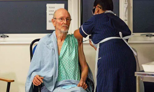 William Shakespeare 2nd person in UK to receive Coronavirus vaccine